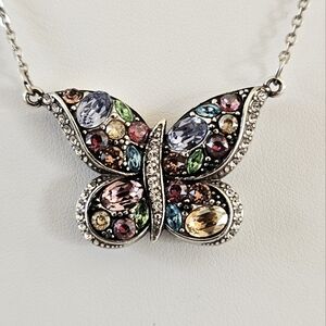 Brighton Collectibles Jewelry Trust Your Journey Crystal Butterfly Necklace